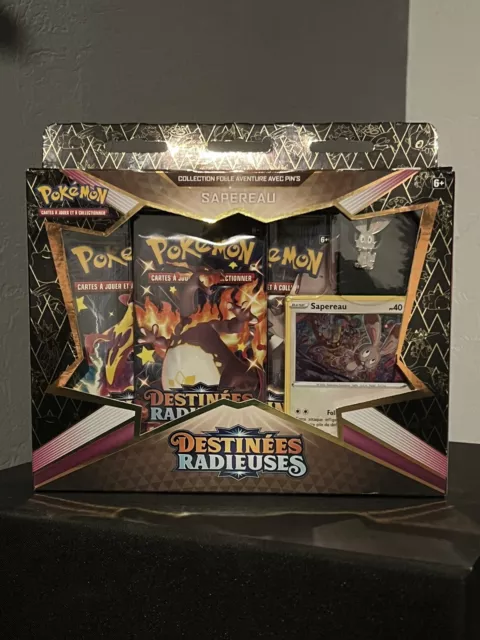 Pokémon - Coffret Tripack Destinées Radieuses - SAPEREAU - NEUF SCELLE - FR