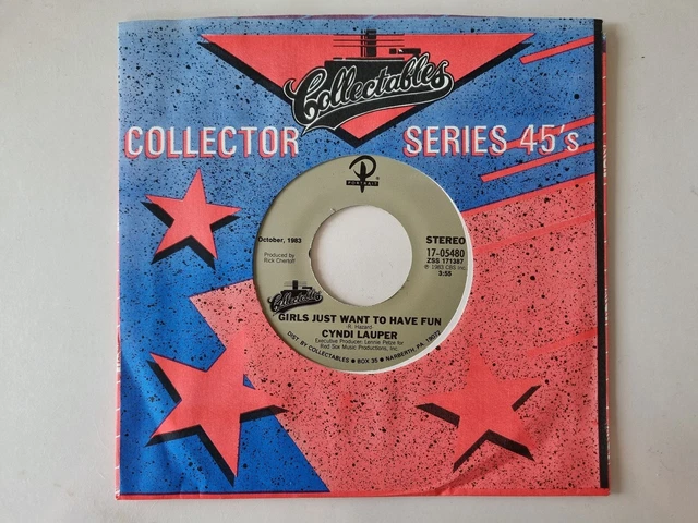 CYNDI LAUPER - Girls Just Want To Have Fun / Time After Time 7'' Vinyl ...