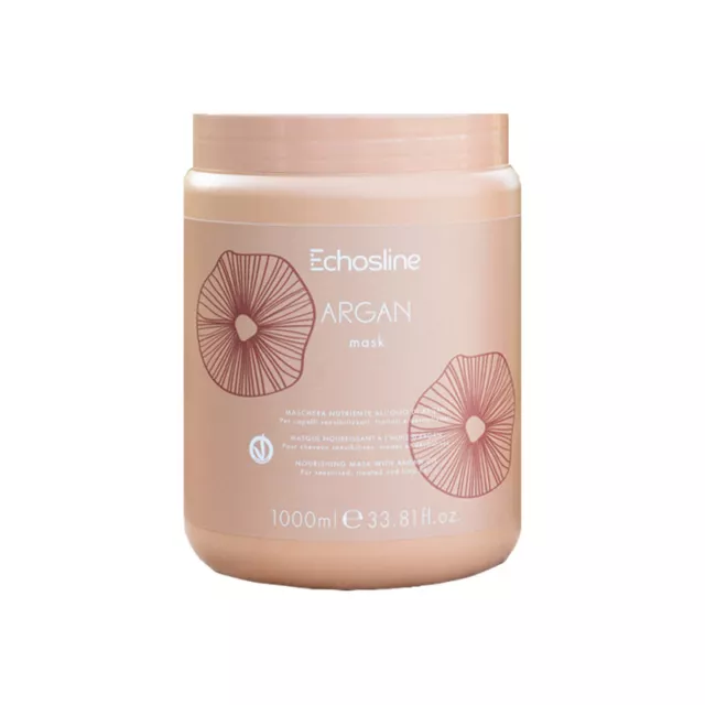 Masque Pour Cheveux Endommagé ECHOSLINE Argan mask 1000ml