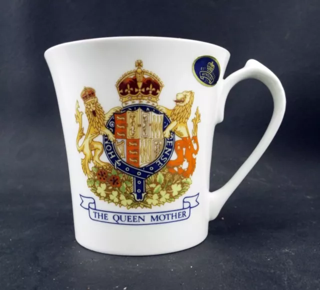 Aynsley Queen Mothers 90th Birthday Commemorative Mug - Family Tree - Bone China