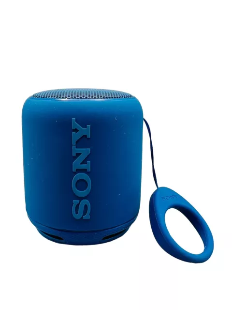 Sony SRS-XB10 Portable Bluetooth Speaker System - Blue - Tested & Works!