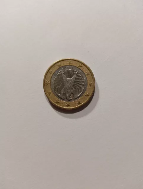 Pièce de 1 euro aigle allemande de 2002