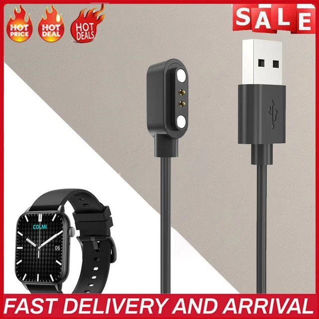 Smart Watch Charger Magnetic USB Replacement Charger Cord for COLMI C60/C61/ I20