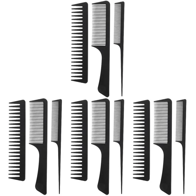 12 Pezzi/confezione Set Di Pettini In Plastica Per Capelli Da Donna Per - Foto 10