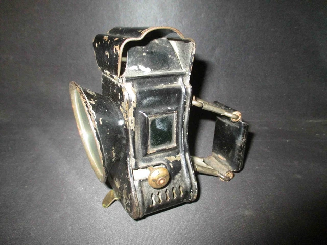 Ancienne Lampe De Vélo D'ancêtre – Occasion – Patine Vintage