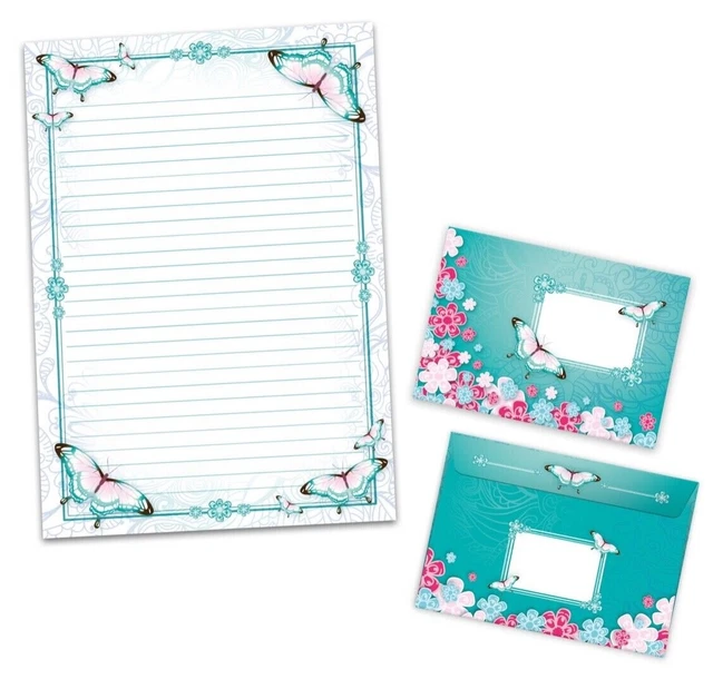 briefpapier-set-a4-umschl-gen-notizblock-zum-ausmalen-schmetterlinge