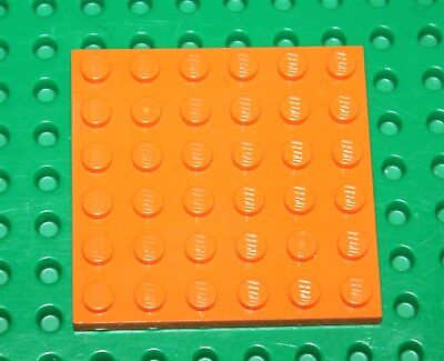 Lego Minecraft Orange Plate 6x6 ref 3958/set 21113-21119-21124-21125-21122-21126