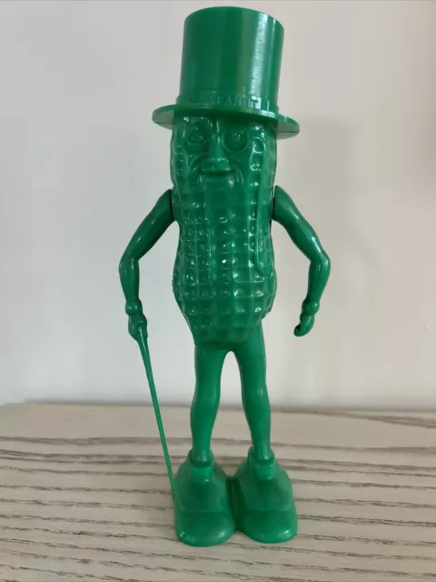 Green Plastic Mr Peanut Walker Vintage Planters Peanuts