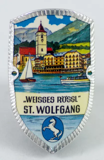 Stocknagel Stockemblem Stockschild - Weisses Rössl / St. Wolfgang - NEUWARE