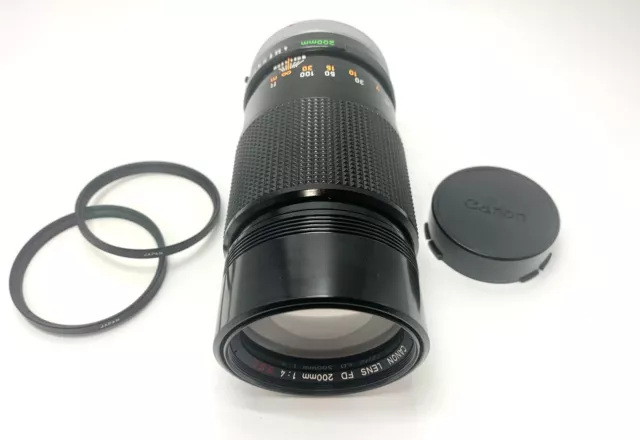 Canon FD 200mm f4 S.S.C. Telephoto Prime Manual Focus Lens From Japan