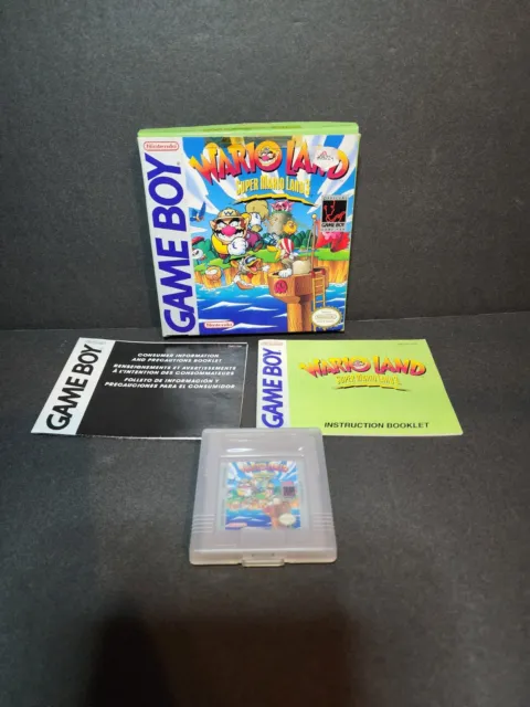 Nintendo Gameboy Wario Land: Super Mario Land 3 w/ Box and Manual Authentic