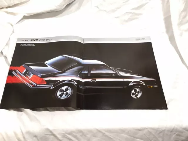 1982 Ford EXP sales brochure 2