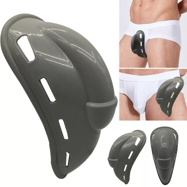 Men Enlarge Penis Bulge Pouch Removable Inside Push Up Protection Pad  Briefs Acccessories