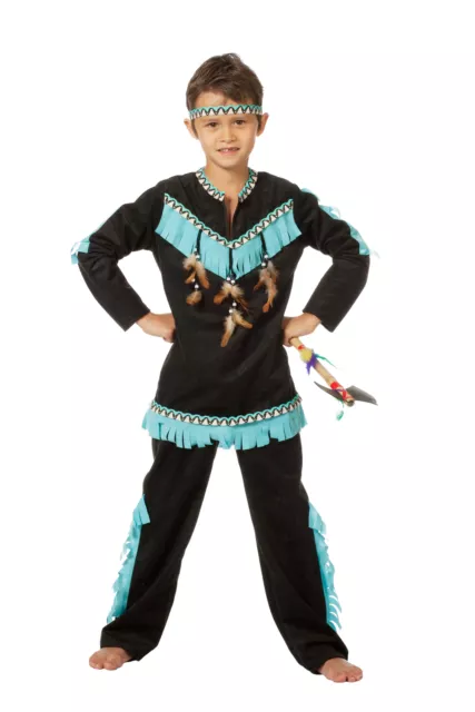 Wilbers Indianer Wishbone Jungen Kostüm Cherokee - kleiner Büffel - Kinderkostüm