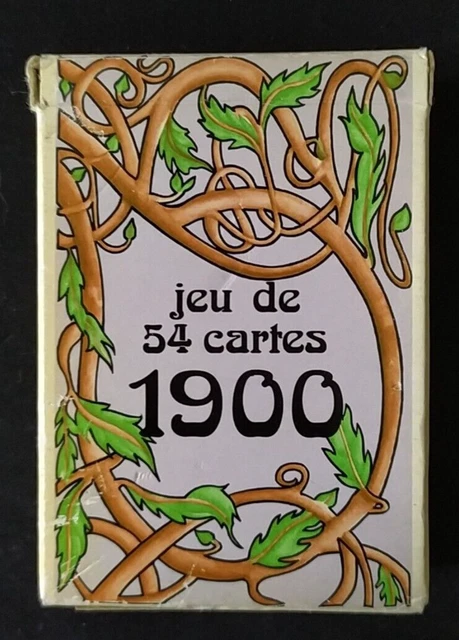 JEU DE 54 Cartes "1900" Art Nouveau - Editions GRIMAUD France EUR 5,50 ...