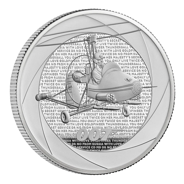 VVK -  1 Oz Silber Proof James Bond - Six Decades of 007 - the 60's (1) UK 2023