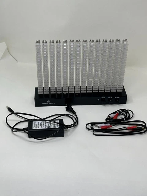 Miumaeov 14 Band Acrylic Spectrum Analyzer Light Up Music Excellent G549