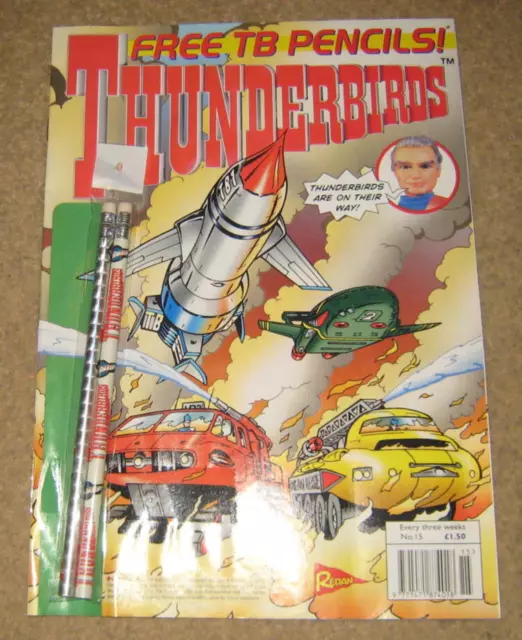 Redan Thunderbirds Comic Issue 15 INC. FREE GIFT (from early 2000s)