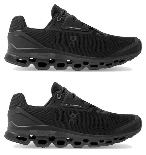 On Cloudstratus Herren Laufschuhe Straße Cloud Tec Support schwarz 39.99214
