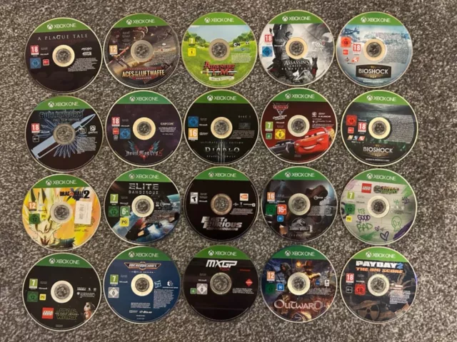 Microsoft Xbox One Disc Only Video Games - Multi Buy Offer Available (List 2)