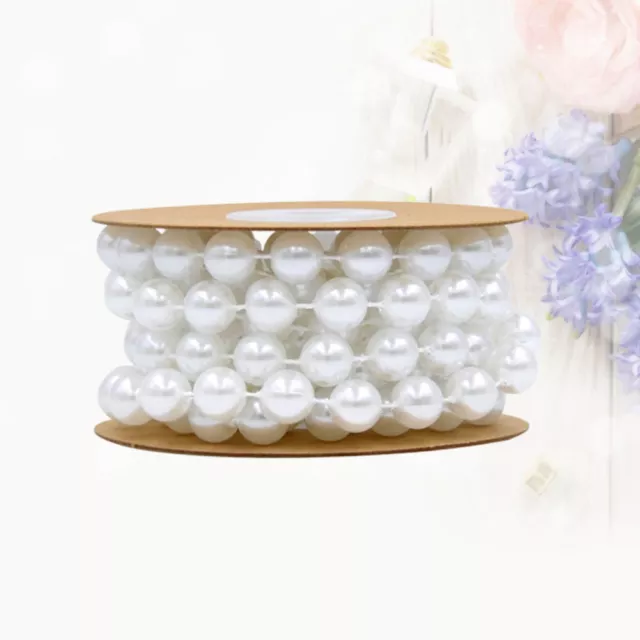 decoration beads chain Faux Pearls Beads Garland Crystal Bead String