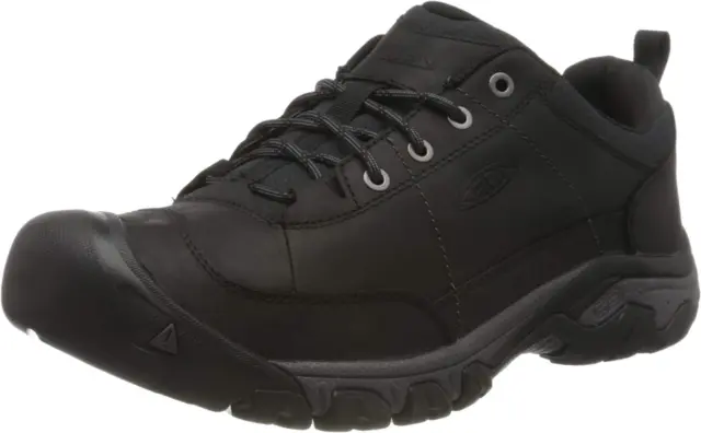 KEEN Unisex-Adult Men's-Targhee 3 Oxford Casual Hiking Shoes 15, Black/Magnet