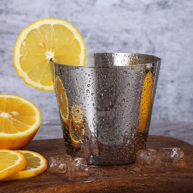 Tazze in acciaio inox tazza da bere tazza in metallo acciaio inox per viaggi all'aperto
