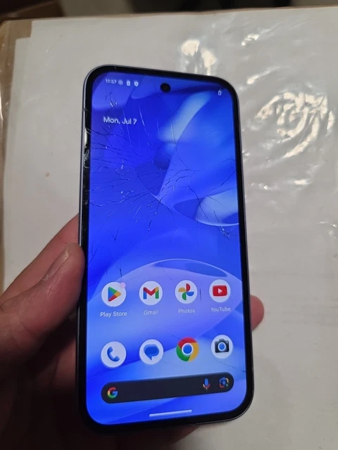 GOOGLE PIXEL 9A- 128 GB - Iris (Unlocked).read Description