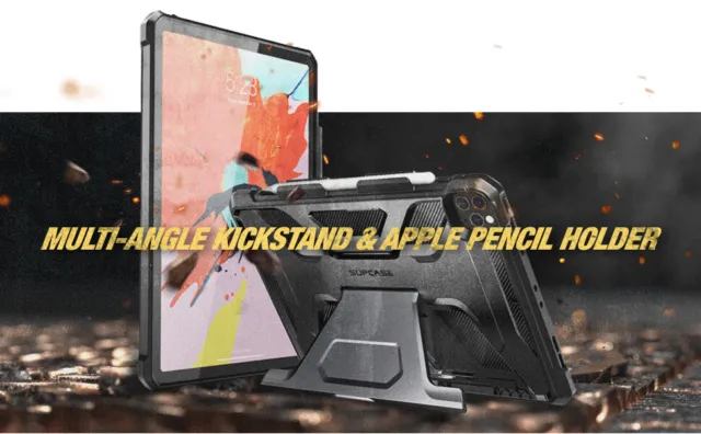 SUPCASE New Kickstand Case for Apple iPad Pro 11.0"/12.9" 2020 Cover Pen Holder