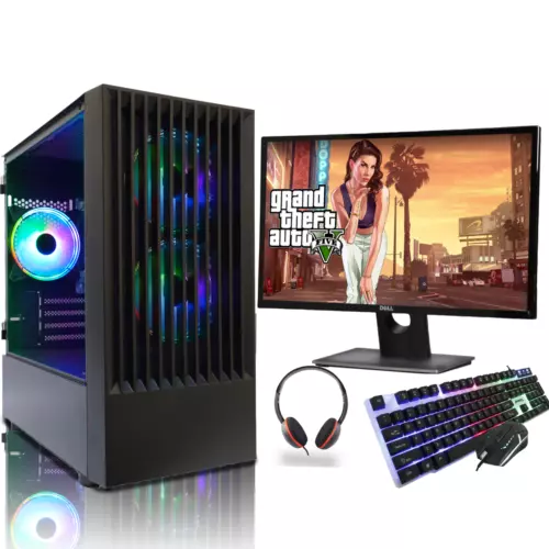 Gaming PC Bundle i7 i5 i3 Desktop Gaming Computer PC 16GB RAM RTX 3050 Windows10