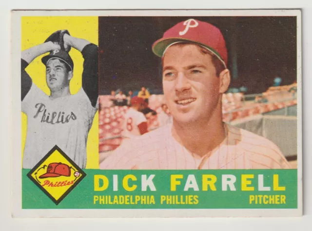 1960 Topps Dick (Turk) Farrell Card #103 Philadelphia Phillies