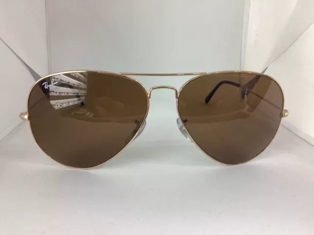 Occhiale Ray Ban Rb 3025 Aviator Col 001/33 Cal. 62 Nuovo Originale Crystal Lens