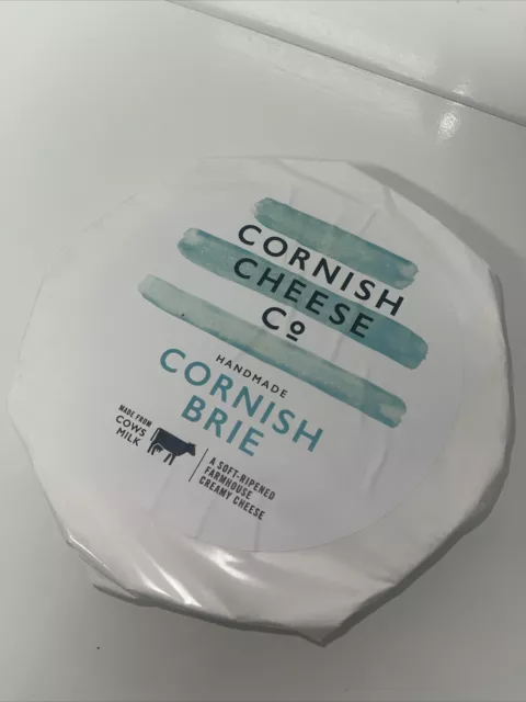 Hand Made Cornish Brie Cheese 900g e  A Farmhouse Creamy Soft Cheese Cows Milk