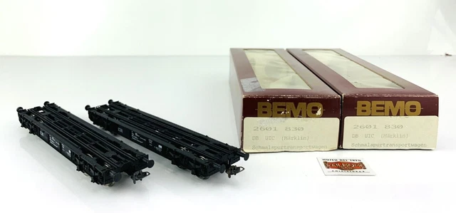BEMO HOm WAGON COUVERT 2250 TRAIN ELECTRIQUE BOITE