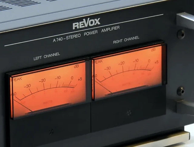 Ampli HiFi Revox B740 – Puissance Suisse Vintage, état Fonctionnel