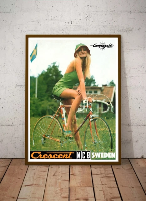 Giant Glamor Girl Iconic A4 Advertising Poster Campagnolo