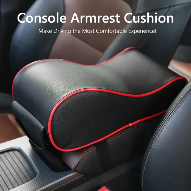 Center Console Arm Rest with Storage Pouch Auto Seat Box Mat Cushion Memory Foam 3