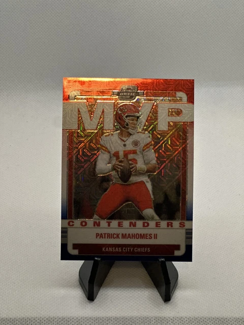 2022 Optic Contenders Patrick Mahomes MVP Red, White, & Blue #’d/13