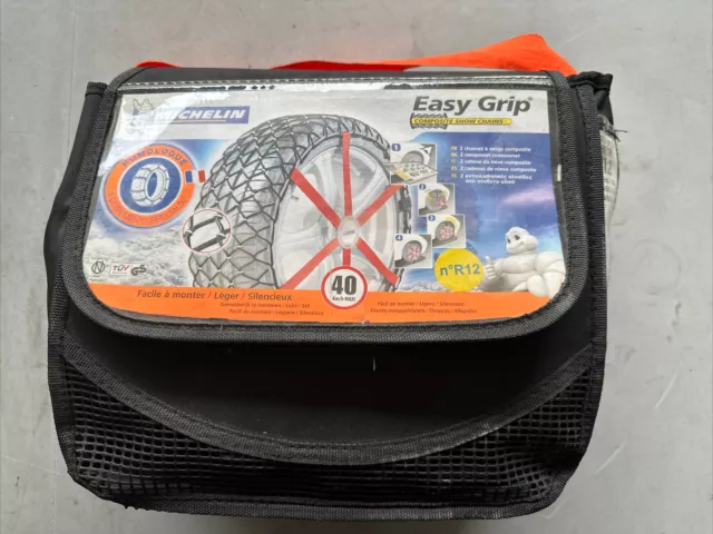 Chaînes à neige MICHELIN Easy Grip R 12 Neuf Boîte Scellée