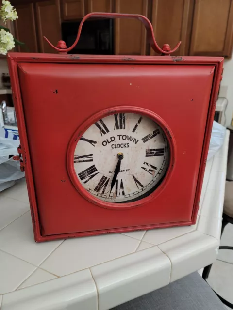 Vintage Key Box Clock