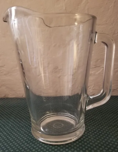 Crisa Libbey Commercial Restaurant Bar 60oz Clear Glass Beer Pitcher