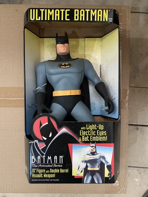 ULTIMATE BATMAN THE Animated Series 14 1994 Kenner Light Up Eyes Logo 