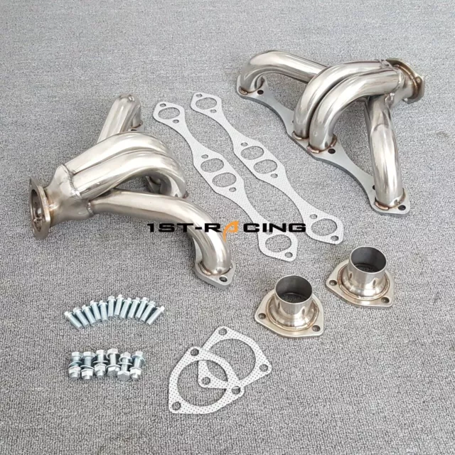 Hugger Headers Kit for SBC Chevy Chevrolet 265 283 305 307 327 350 383 400 V8