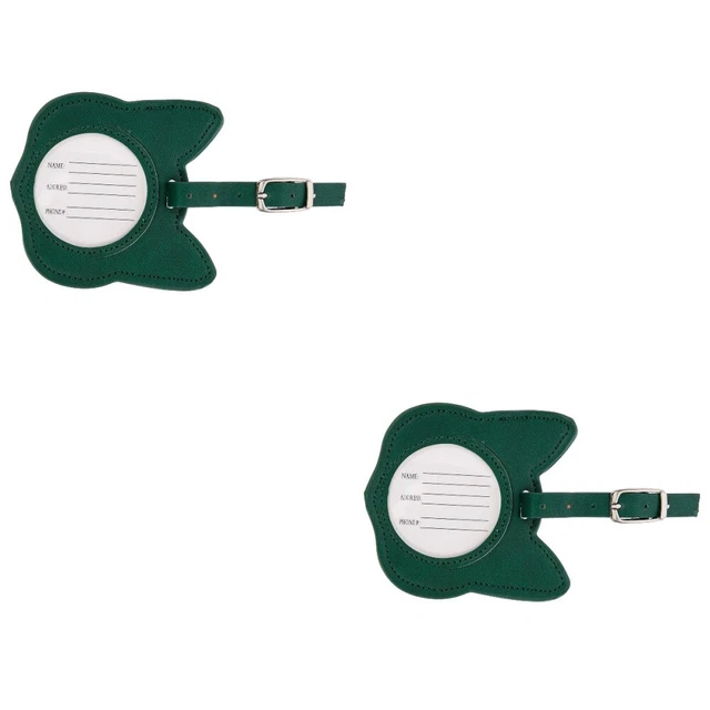 2 Pieces Luggage Tag Bag Tags Suitcase Carry- on Cards Travel for Women Bags