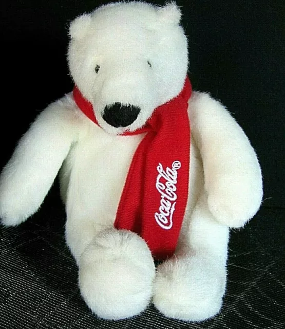 2007 Plush Stuffed Coca Cola Polar Bear