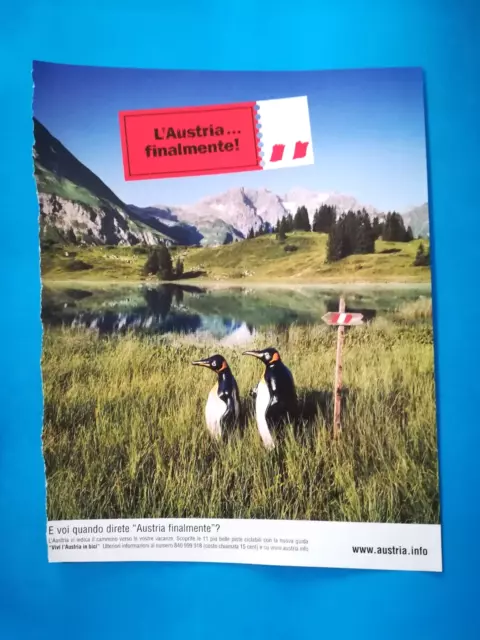 Ritaglio Di Giornale Pubblicita' Austria Turismo Da Collezione - (151)