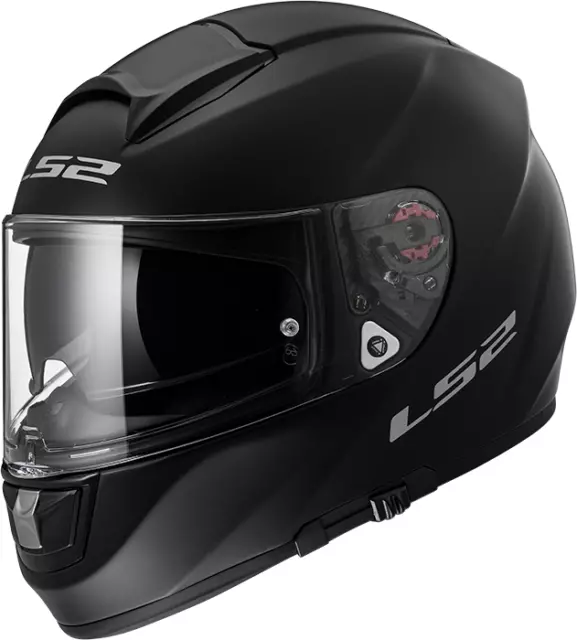 LS2 FF397 VECTOR Dual Visor Full Face Fibreglass Motorcycle Helmet Matt ...