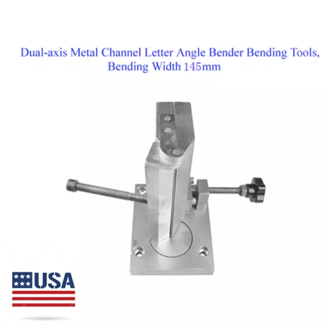 145mm Manual Dual-axis Metal Channel Letter Angle Bender Bending Tools