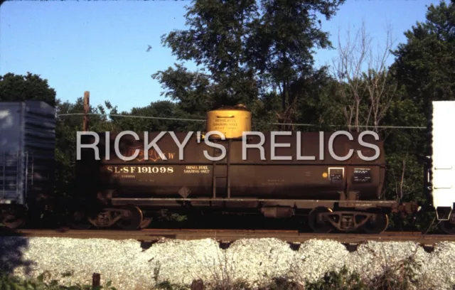 Duplicate Slide SLSF #191098 MofW Tank Car Diesel Only Frisco Action