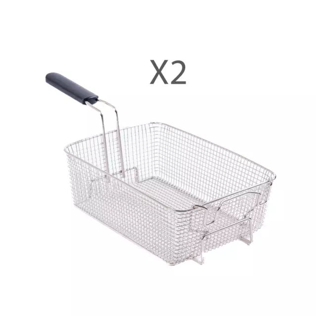 2x Fish Frying Basket for PARRY Paragon Electric Fryer NPSF NPDF NPSPF NPDPF